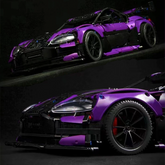 1: 8 Aston Martin Vantage GT3 Supercar Set, Legendary Racing DNA | Jaw-Dropping Purple Finish (3850 Pcs)